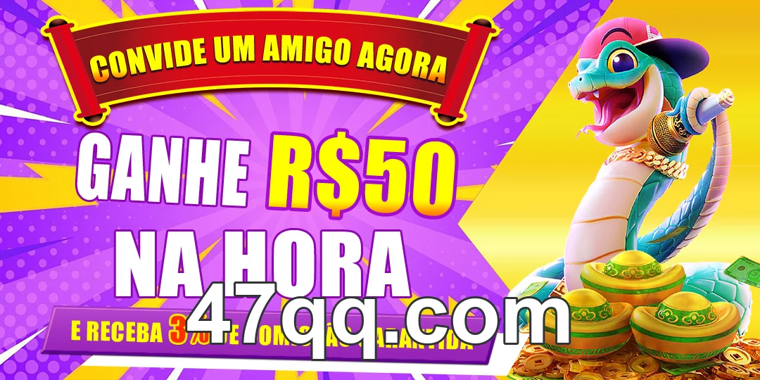 Interface do app 47qq.com com promoções e jogos